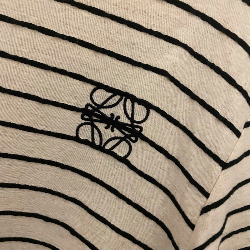 Loewe women’s anagram stripe t-shirt size s